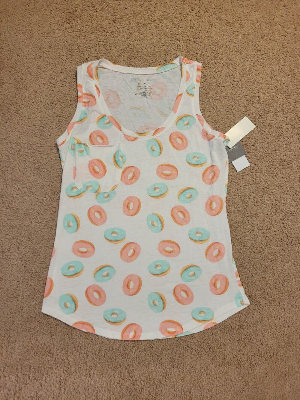 NEW Women's Size Medium Donut Tank Top